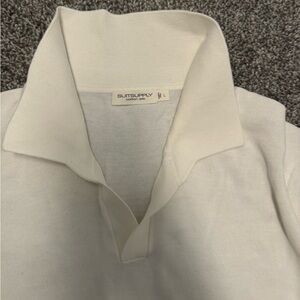 Set of 4 Suitsupply silk wool cashmere buttonless polo